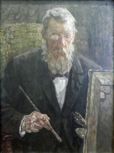 Self-portrait by Heinrich Breling